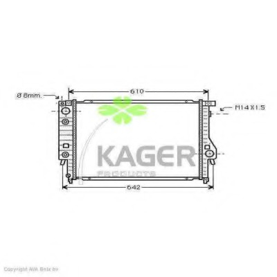 Radiator racire motor