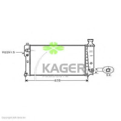 Radiator racire motor