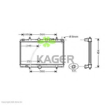 Radiator racire motor