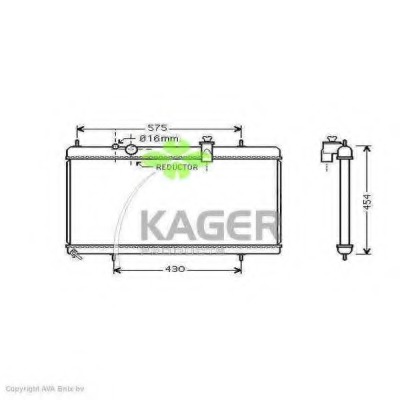 Radiator racire motor