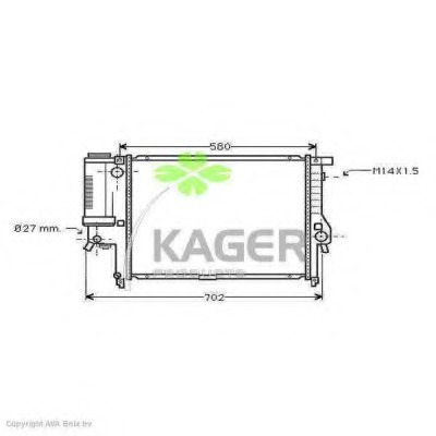 Radiator racire motor