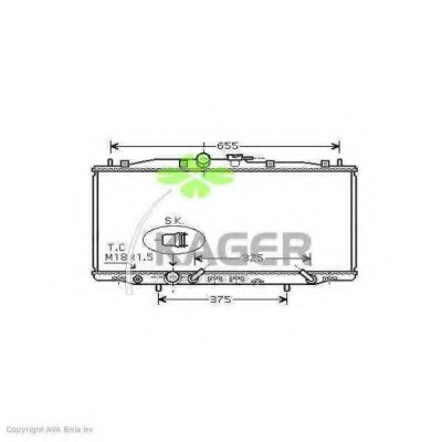 Radiator racire motor