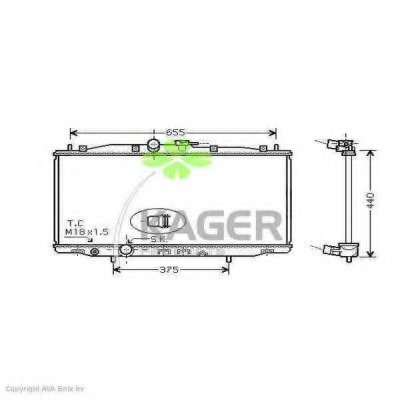 Radiator racire motor