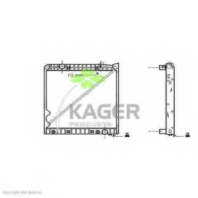 Radiator racire motor