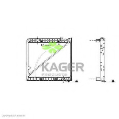 Radiator racire motor