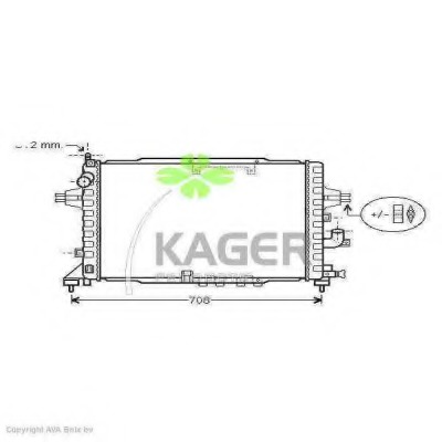 Radiator racire motor