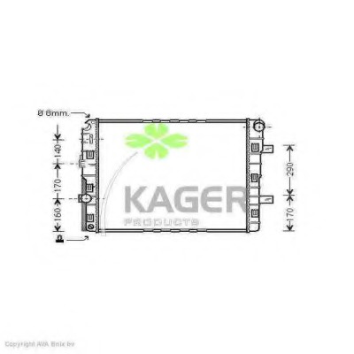 Radiator racire motor