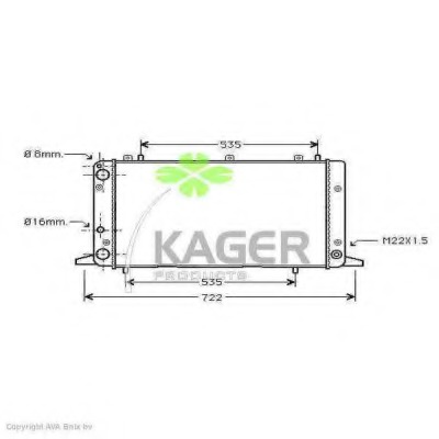 Radiator racire motor