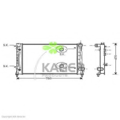 Radiator racire motor