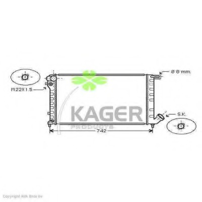 Radiator racire motor