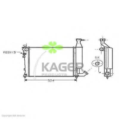 Radiator racire motor