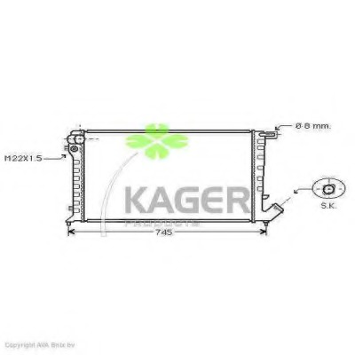 Radiator racire motor