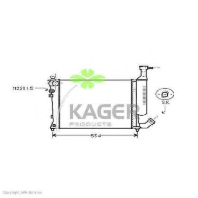 Radiator racire motor