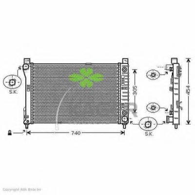 Radiator racire motor