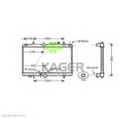 Radiator racire motor