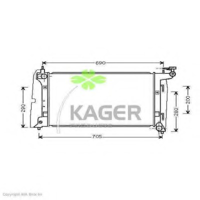 Radiator racire motor