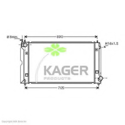 Radiator racire motor