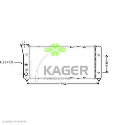 Radiator racire motor