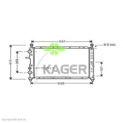 Radiator racire motor