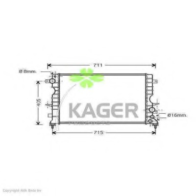 Radiator racire motor