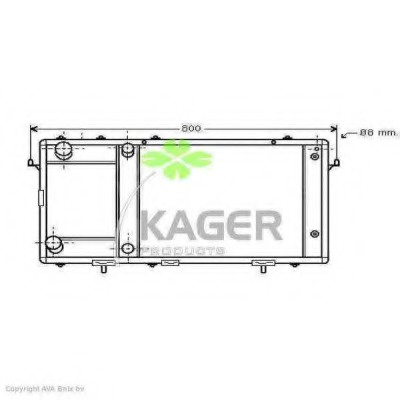 Radiator racire motor