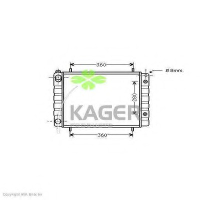 Radiator racire motor