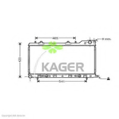 Radiator racire motor