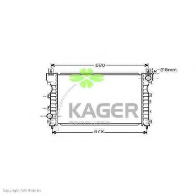 Radiator racire motor