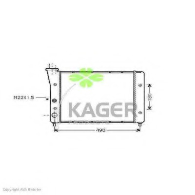 Radiator racire motor