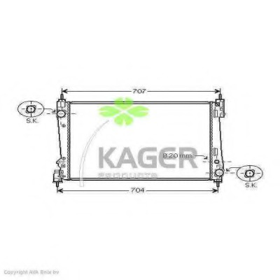 Radiator racire motor