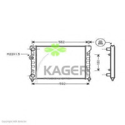 Radiator racire motor