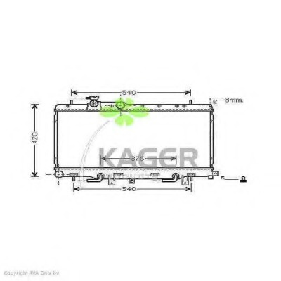 Radiator racire motor