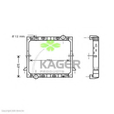 Radiator racire motor