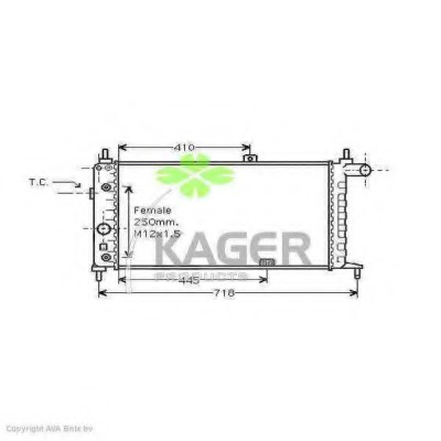 Radiator racire motor