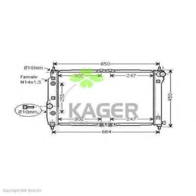 Radiator racire motor