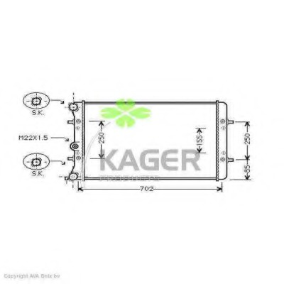 Radiator racire motor