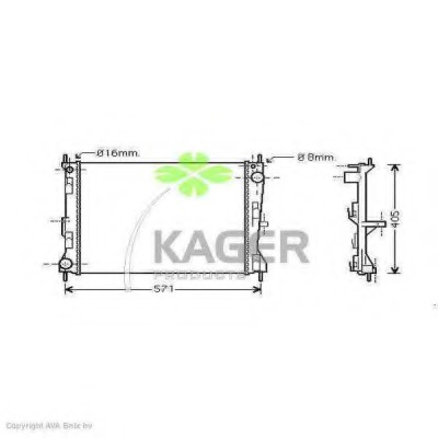 Radiator racire motor