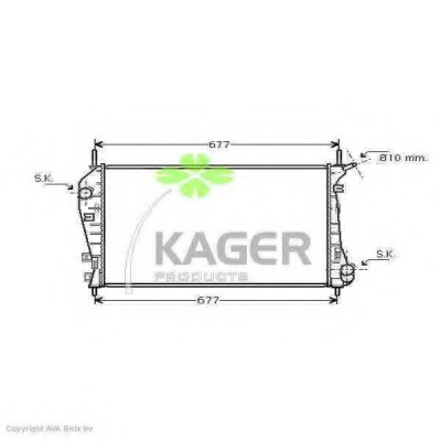 Radiator racire motor