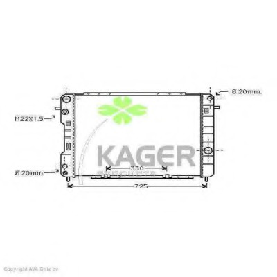 Radiator racire motor