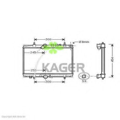 Radiator racire motor