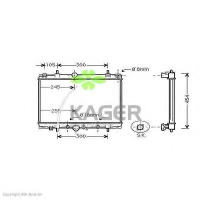 Radiator racire motor