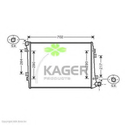 Radiator racire motor