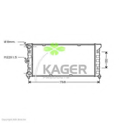 Radiator racire motor