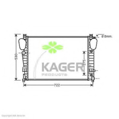 Radiator racire motor