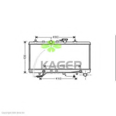 Radiator racire motor