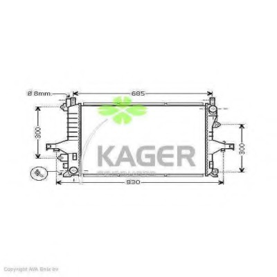 Radiator racire motor