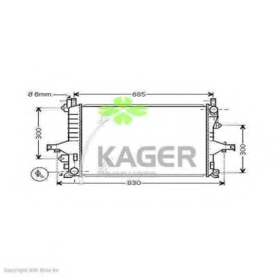 Radiator racire motor