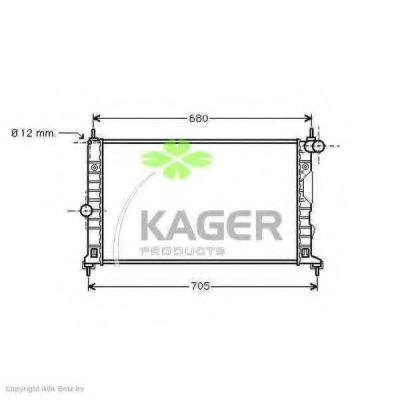 Radiator racire motor