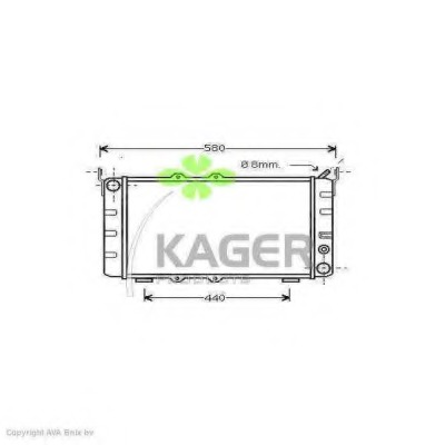 Radiator racire motor