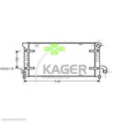 Radiator racire motor